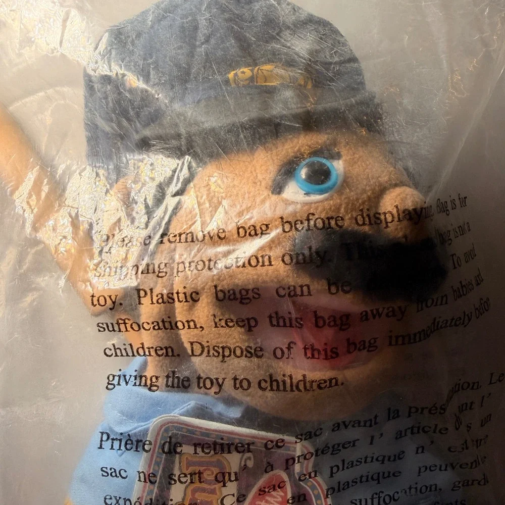 Melissa & Doug Police Officer Puppet‎ Cyrus Cy Wren Blue NIB Brooklyn T Guy SML